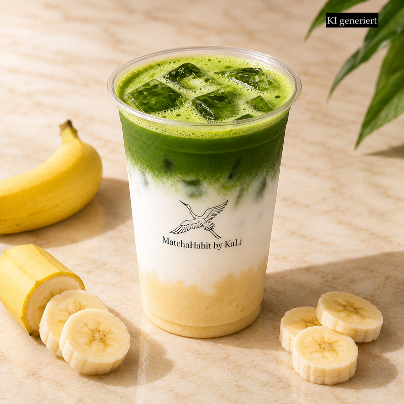 Iced Banana Matcha