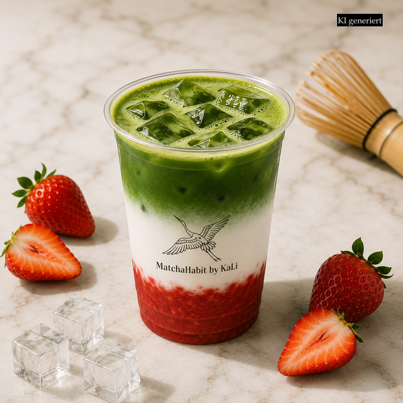 Iced Strawberry Matcha