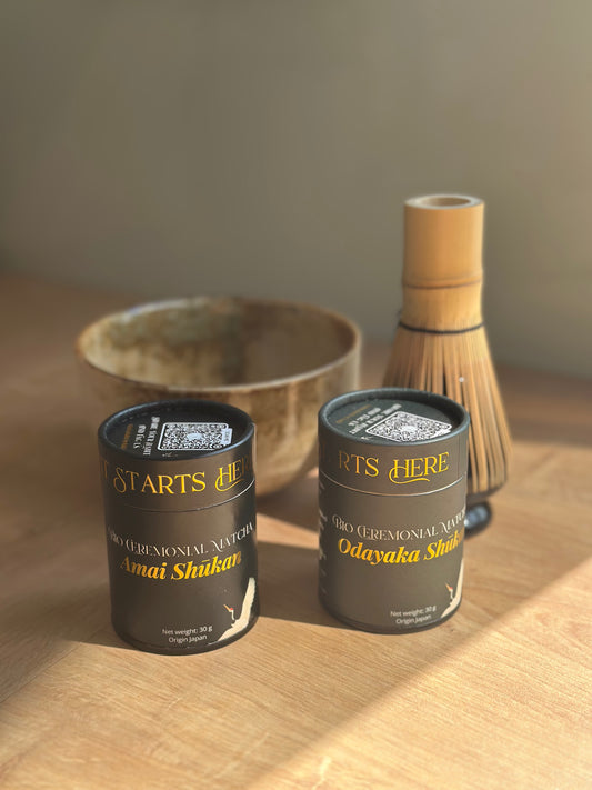 Bio Matcha Probierset: Amai Shūkan & Odayaka Shūkan